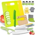 thumbnail image 1 of Juego de cocina para niños Montessori Toys COVLUROTO con cuchillo, 15 piezas, 1 of 7