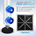 thumbnail image 2 of 4x4' Portable Stage Platform, 24"-41" Adjustable Height Stage Riser, Foldable Legs for Church, DJ, Wedding, School, 2 of 10