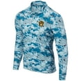 thumbnail image 2 of Men's Blue Milwaukee Brewers Digital Camo Performance Quarter-Zip Pullover Jacket, 2 of 3