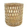 thumbnail image 5 of Rattan Woven Tea Light Candle Holder, Decorative Handwoven Candle Holder, Rustic Vintage Seagrass Votive Candle Holders for Dining Table Kitchen Decor Serving Tray, 5 of 5