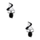 thumbnail image 1 of Yuarrent Beber Vino Vertedor Tapón Dispensador Boquilla de silicona Sellador Reutilizable Vino Keeper Accesorio de cocina Chapado en plata Chapado en plata 2Conjunto, 1 of 6