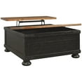 thumbnail image 1 of Bowery Hill Table Basse à Plateau Relevable en Noir Vintage, 1 of 1
