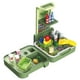 thumbnail image 4 of Casa de juguete 2 en 1 resistente con mochila para niños, ideal para jugar a cocinar. Supermercado 41PCS, 4 of 8