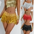 thumbnail image 2 of Fashion women's sequin skirt tassel skirt Latin dance skirt stage DS performance costume women's sequin tassel shorts bar performance costume, 2 of 27