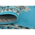 thumbnail image 2 of Unique Loom 3134472 Area Rug, 2 Feet 7 Inch x 10 Feet, Turquoise/Ivory, 2 of 3