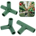 SEXAGESIMO Gardening Frame Connector 20Pcs 16mm Plastic Greenhouse