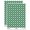 Dark Green, variant on Cozy Winter Mittens Round Sticker Set - Black - Gloss Finish - 0.50" Size