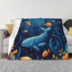 thumbnail image 1 of Fotbe Whimsical Underwater Fantasy Manta de Franela con Estampado, Manta Ultrasuave para Cama, Sofá, Auto, Hipoalergénica y Antibolitas-50"x40", 1 of 6