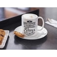 thumbnail image 3 of What Happens In Clinicals Stays In Clinicals Serious Talk Coffee & Tea Gift Mug For Medical Practitioners, Clerks, Doctors, Psychologists, Psychiatrists, Patients, Medical Students, Women & Men (11oz), 3 of 4