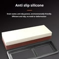 thumbnail image 2 of Knife Sharpening Stone Sided 400/1500 Grit Sharpener Water Stone, Knife Sharpener Stone Stone Sharpener, Combination Grit Abrasive Benchstone, for Knives or Blades M2A7, 2 of 8