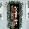 thumbnail image 5 of Tenture de Rideau de Porte de Fête de Noël Festive pour Rassemblements des Fêtes et Couverture d'Entrée Intérieure Saisonnière, Porte d'Entrée Distinctive, 5 of 5