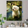 thumbnail image 4 of Pink Maine Coon Cat Canvas Print Hotel Cafe Home Wall Art, 4 of 8