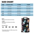 thumbnail image 5 of Goofa Hibiscus Rose Printed Men's Sleeveless T-Shirt - Athletic Gym Workout Tank Top for Men - Moisture-Wicking, UPF 30+ Quick-Dry Muscle Tee-Small, 5 of 8
