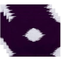 Simply Daisy 18" x 14" Hol-I-Kat Holiday Ikat Print Placemat