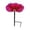 Hot Pink, variant on Multiple Colors Available Metal Flower Ground Stake Hummingbird Feeder & Bath, 9.84 Inch Outdoor Garden Bird Water Feeder for Yard Patio Decor