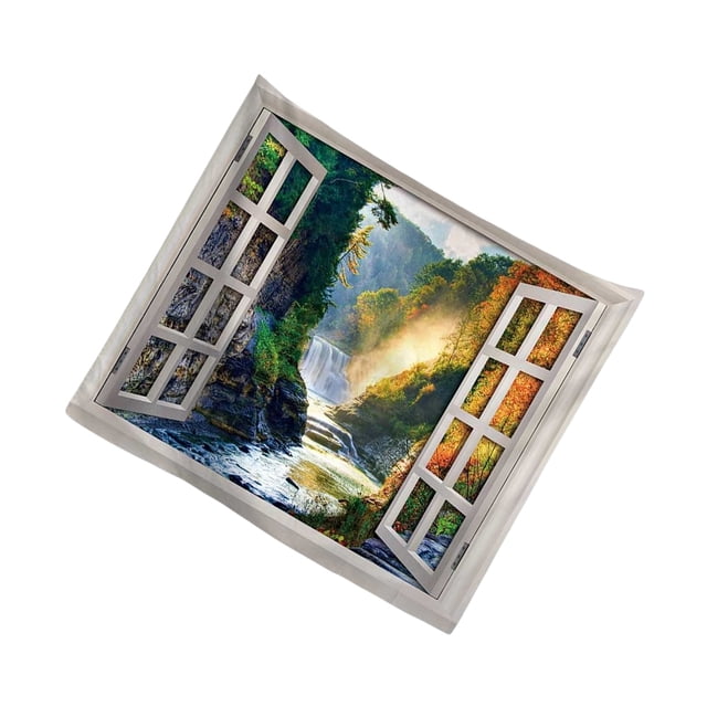 Cateissary Mantas Papel pintado Decoración Estética Imitación Póster Colgando Salón Paisaje Extranjero Pegatinas Psicodélico Decoración del hogar tipo 3