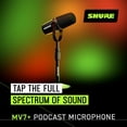 thumbnail image 3 of Micrófono Shure MV7+ Podcast Dynamic con soporte negro, 3 of 9