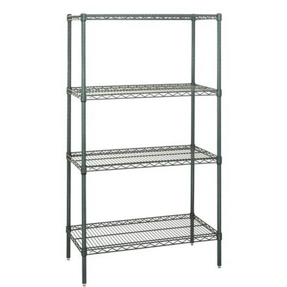 Quantum Storage WR86-3048P Wire 4 Shelf Starter Kit, Proform - 30 x 48 x 86 in.