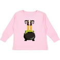 thumbnail image 3 of Inktastic Halloween, Witch Cauldron, Witch Legs, Potion Boys or Girls Long Sleeve Toddler T-Shirt, 3 of 5