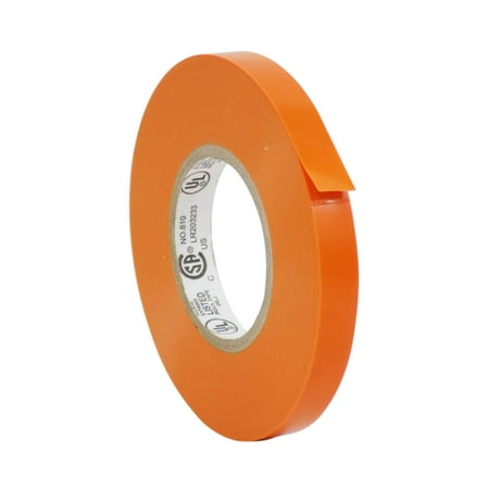 3/8' 9mm Tape - WOD EL-766AW Professional Grade Electrical Tape General Purpose Orange UL/CSA listed core: 3/8 inch X 66 ft - Use At No More Than 600V & 176F