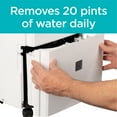 thumbnail image 4 of BLACK+DECKER BDT20WTB 20-Pint 1500 Sq. ft. Portable Dehumidifier, Energy Star Certified, White, 4 of 10