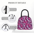 thumbnail image 4 of Easygdp Vintage Vinyl Record Bolsa de Almuerzo Insulada Grande, Forro de Aluminio, Diseño Espacioso, a Prueba de Fugas, Ideal para Trabajo, Picnics, Viajes y Actividades al Aire Libre, 4 of 6