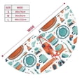 thumbnail image 3 of Yiaed Cute Tableware Print Christmas Tree Skirt , Tree SkirtsTree Mat for Christmas Winter Holiday Indoor Decorations-48", 3 of 7