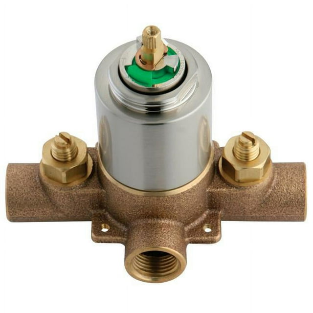 Kingston Brass KB3638V Valve à Cartouche Sans Lavage à Pression Équilibrée, Nickel Satiné