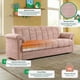 thumbnail image 3 of Sofá Cama Velvet Palo De Rosa Makora Modelo Mercury Varias Posiciones, 3 of 8