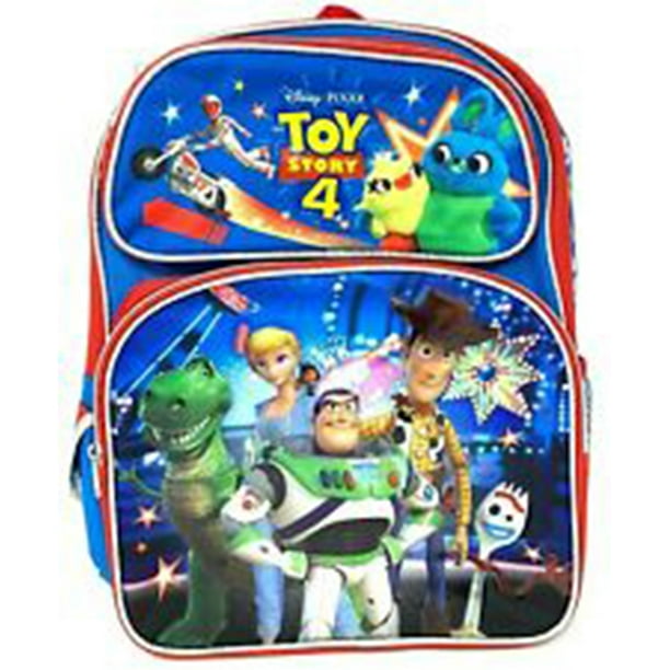 Disney NEW Disney Pixar Toy Story 4 16" Canvas Blue School Backpack