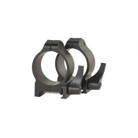 Quick Detach Scope Rings Warne 216LM Rings Maxima/Magnum Quick Detach Extra High 30mm Diameter, Matte Black ()