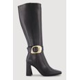thumbnail image 3 of Women's Buckle Strap Square Toe Knee High Boots, 3 of 6