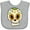 AC-Heather Grey, variant on Inktastic Smiling Sugar Skull for Day of the Dead Boys or Girls Baby Bib