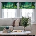 thumbnail image 4 of LALILO Kitchen Curtain Valance High Quality Horizontal With Rod Pocket Window Curtain 52"x 18" Set of 2, 4 of 5