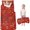 Red Christmas Gingerbread, variant on Red Christmas Gingerbread Man Pattern Toddler Nap Mats for Kids Preschool,50"x20" Sleeping Mat Bag or Kids,Toddler Sleeping Bag,Toddler Nap Mat or Daycare