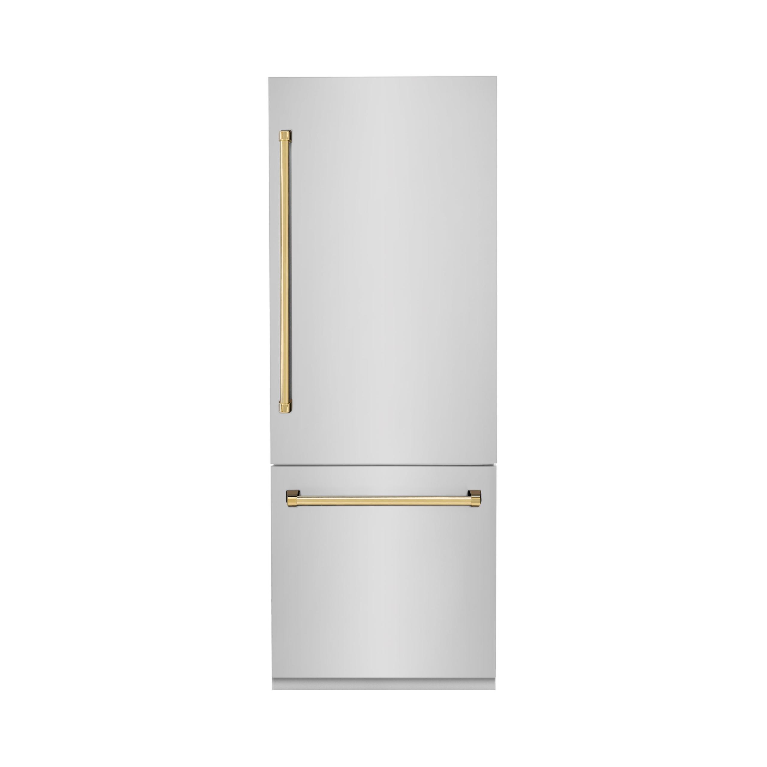ZLINE KITCHEN AND BATH RBIVZ30430G bottom freezer built in refrigerator