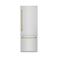 thumbnail image 2 of ZLINE KITCHEN AND BATH RBIVZ30430G bottom freezer built in refrigerator, 2 of 5