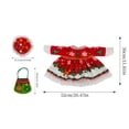 thumbnail image 3 of AZXY Christmas Porch Goose Outfit, 23‑Inch Goose Clothes Dress Set, Goose Clothing & Goose Cloth for Cement Plastic Lawn Goose Sculpture Statue, Xmas Outdoor Decor for Front Porch Yard Party Garden, 3 of 8