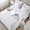 White, variant on Coastal Fall Bed Runner Cal King Size, Thanksgiving Blue Pumpkins Coral Brown Wooden Bed Scarf Protector Slipcover for Bedroom Wedding Room Hotel, Bedding Runner Throws for Foot of Beds 102"x20"