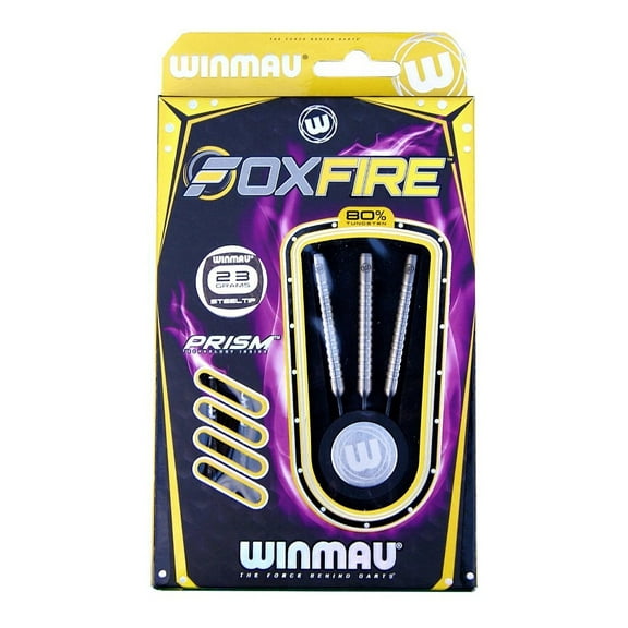 Winmau Foxfire 80% tungsten steel-tip darts - 23 grams