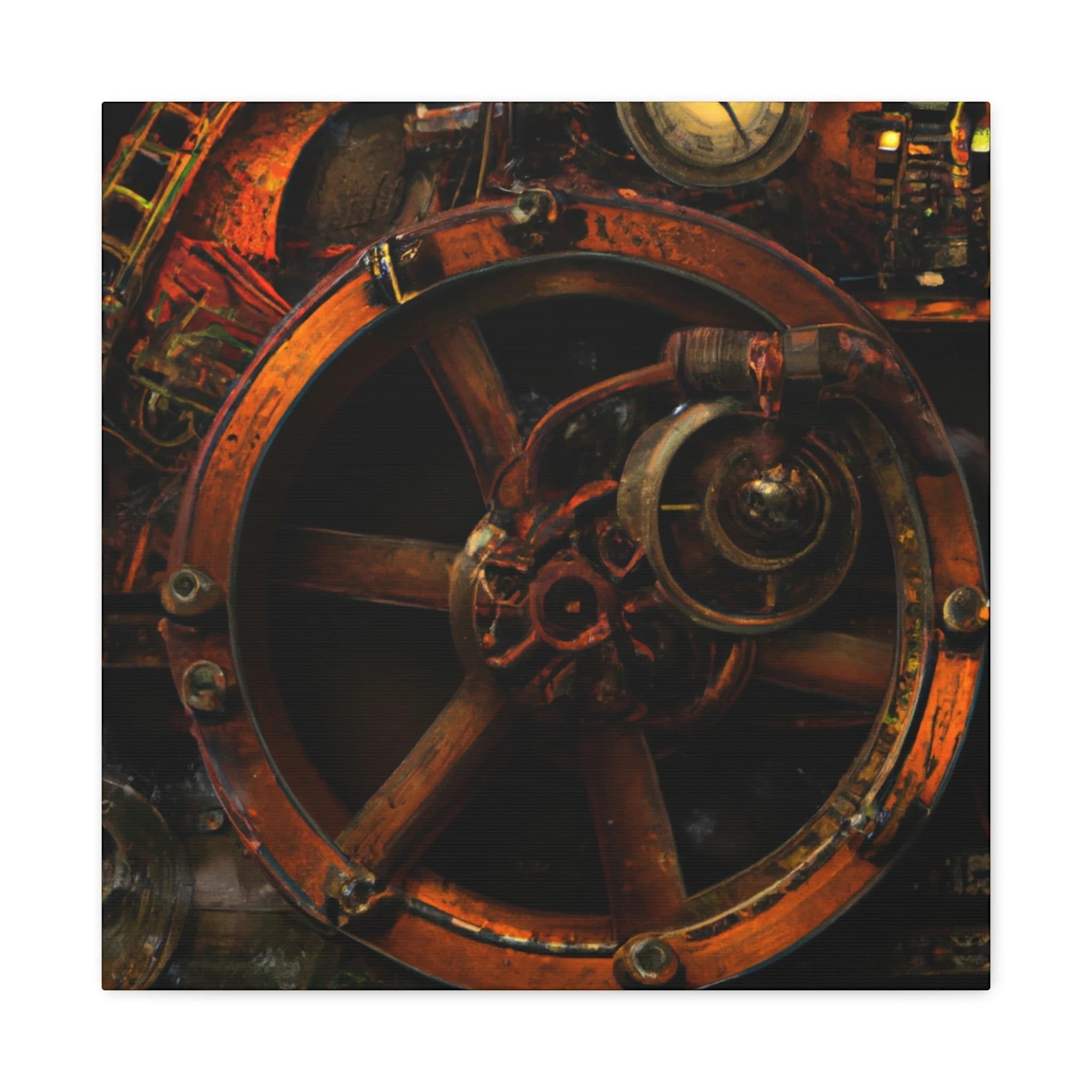 Generative Steam Imagery - Canvas - Walmart.com