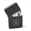 Personalized Wind Proof Matte Black Stainless Lighter -Engraved Wind proof Lighter