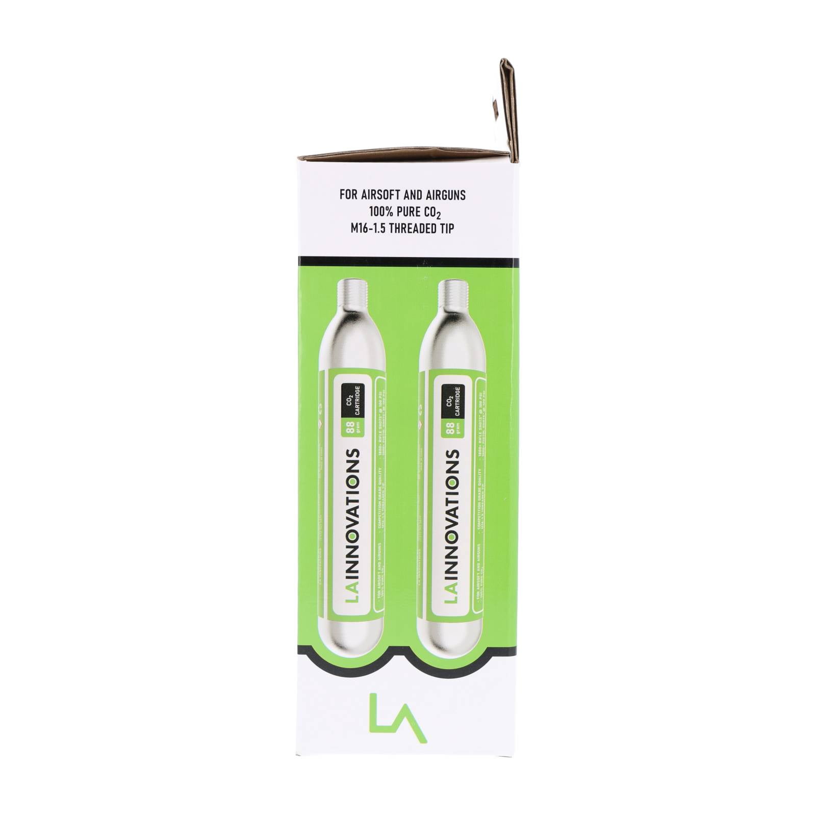 LA Innovations 88g CO2 Cartridges for Airsoft / Airgun (4 Pack)
