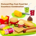 thumbnail image 4 of Set de comida Pretend Play Kitchen, 26 unidades, para niños pequeños, 4 of 7