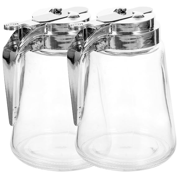 LEXSOMEO 2pcs Sugar Dispenser Creamer Dispenser Syrup Dispenser Condiment Dispenser