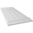 thumbnail image 6 of Ekena Millwork 21 1/2"W x 39"H True Fit PVC Four Board Joined Board-n-Batten Shutters, White (Per Pair - Hardware Not Included), 6 of 9