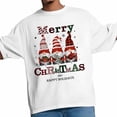 thumbnail image 4 of Camisetas informales de manga corta con diseño de gnomo de Papá Noel para hombre, camisetas gráficas, 4 of 8