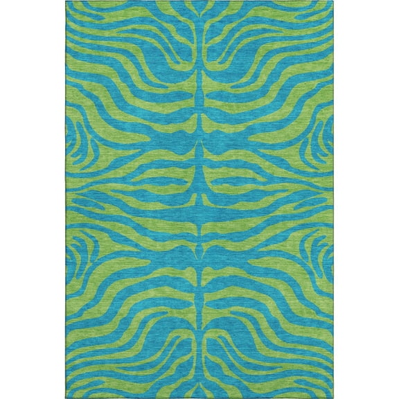 Dalyn Rugs Premium Machine Washable Mayfield AMF1043 Teal 2'6" x 3'10" Rug