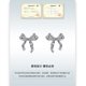 thumbnail image 3 of Pendientes de lazo transfronterizos europeos y americanos para mujer, diseño de nicho,, 3 of 6