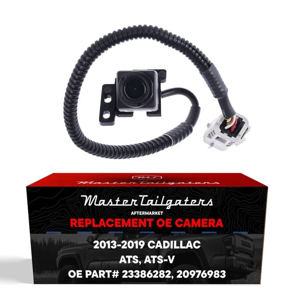 Master Tailgaters Replacement for Cadillac ATS Coupe (2015-2019), ATS-V Coupe (2016-2019), ATS Sedan (2013-2018), ATS-V Sedan (2016-2018) Backup Camera OE Part # 20976983, 23386282